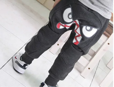 Baby Boy Pants Autumn Casual Kids Clothing New Trousers Male Kids Printing Pants Boy's Trousers Children's Cotton Pants - Цвет: Лаванда