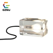 Современная модная настольная лампа, стеклянная Холодная Теплая белая настольная лампа для спальни лампа для гостиной спальни прикроватный домашний декор, кофейный магазин