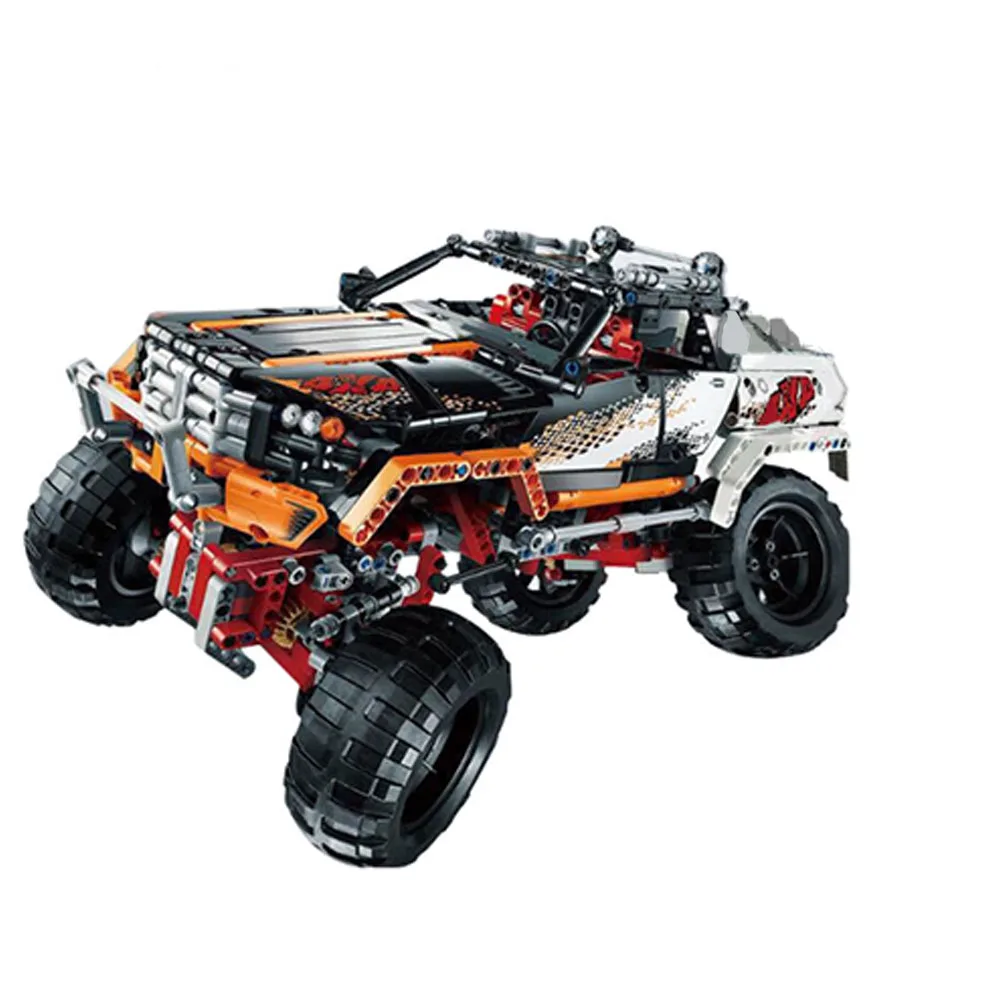 

Lepin 20014 9398 Technic 4X4 CRAWLER Building Blocks With Electric Motors Power Functions Model