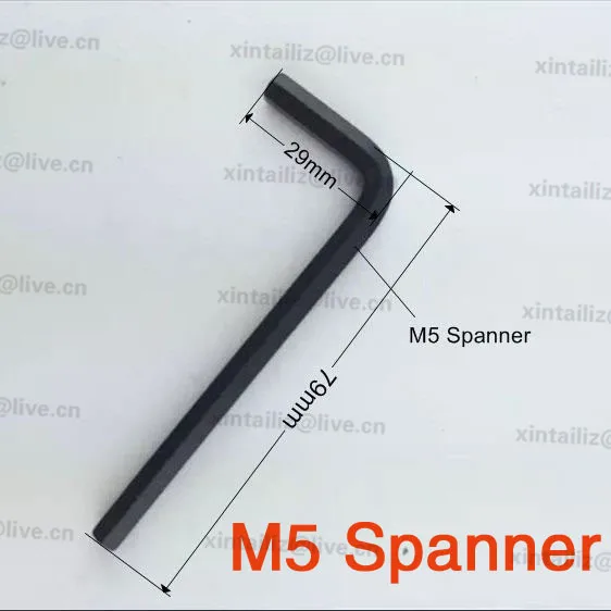 

[M5 Spanner]M5 screw hex socket spanner M5 allen wrench hexagonal socket spanner for sliding door roller wheel