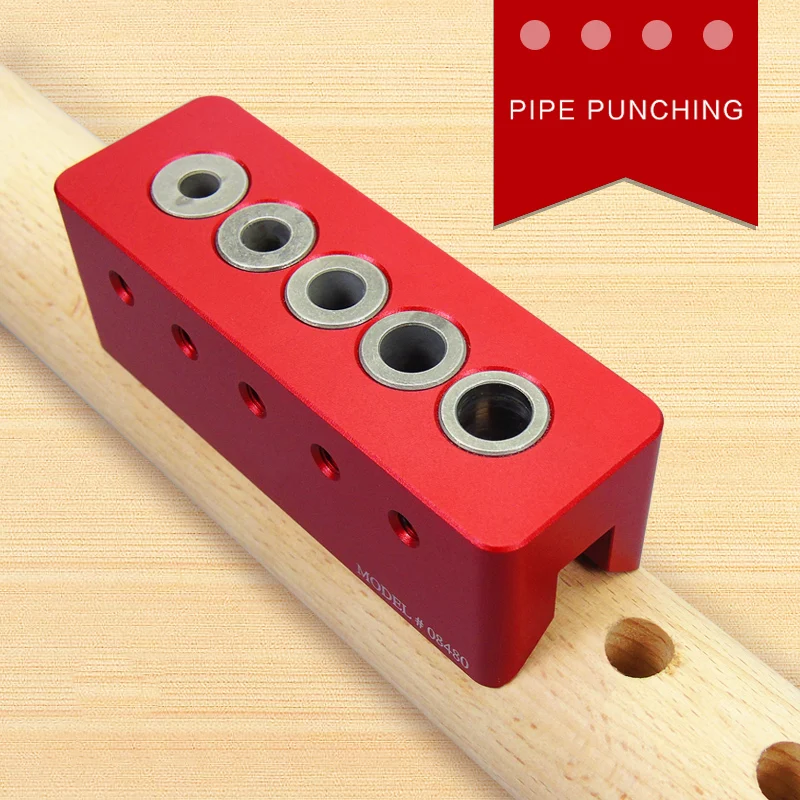 

6/7/8/9/10mm 90 degree Straight Angle Drill Guide Bit Doweling Jig Woodworking Hole Punching Guiding Tool