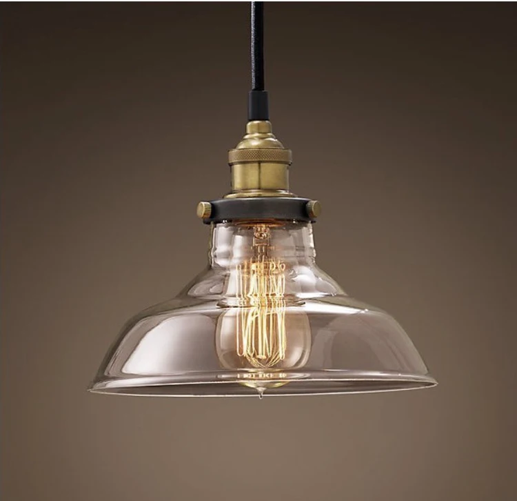 Nordic Edison Vintage Style 1 Light Pendant Transparency Nordic Edison Vintage Style 1 Light Pendant Transparency Gl Hanging Ceiling Lamp Cafe Bar Hall Bedside In Lights From