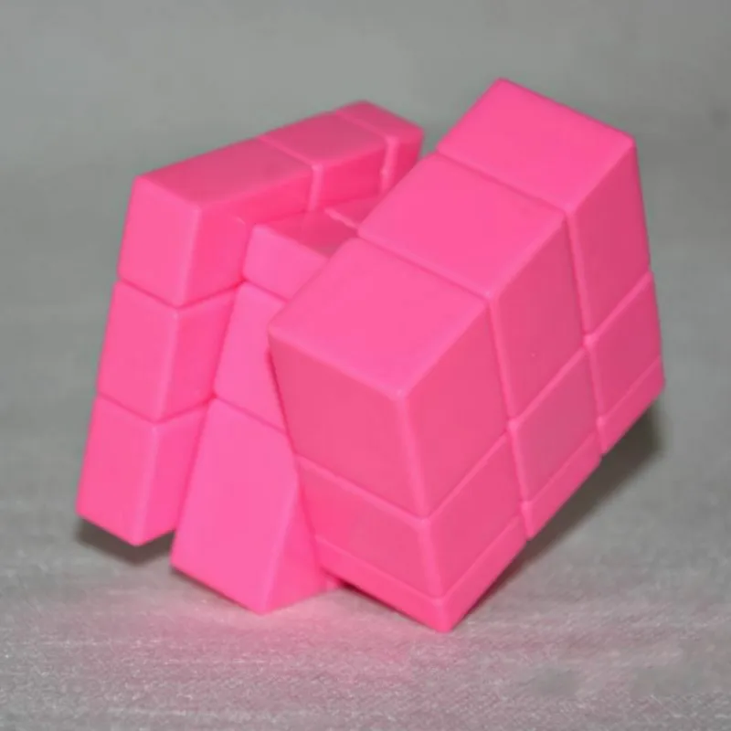 Новые Shengshou Зеркало Magic Cube Головоломки розовый и голубой Скорость Мэджико Cubo
