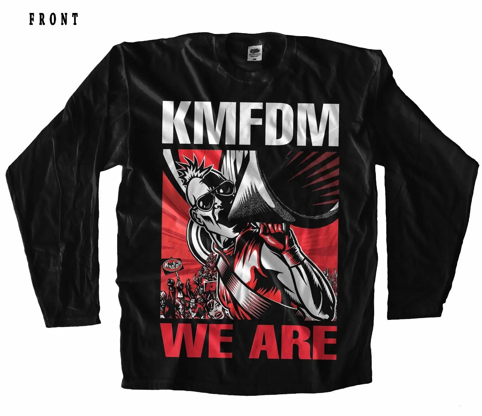 KMFDM-We Are-Industrial rock-Ministry футболка с длинным рукавом-Размеры: S-XXL | Мужская одежда