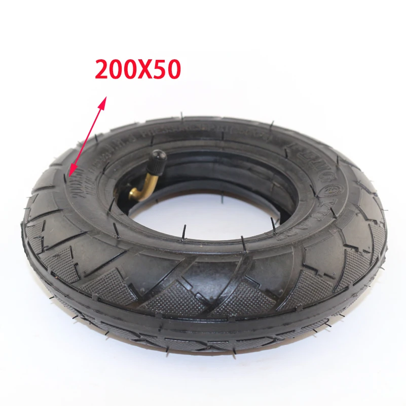 

Good quality Tires Feng Yuan 200x50 Tire with inner tires for 8'' Electric Scooters 200*50 Solid Tyre motor