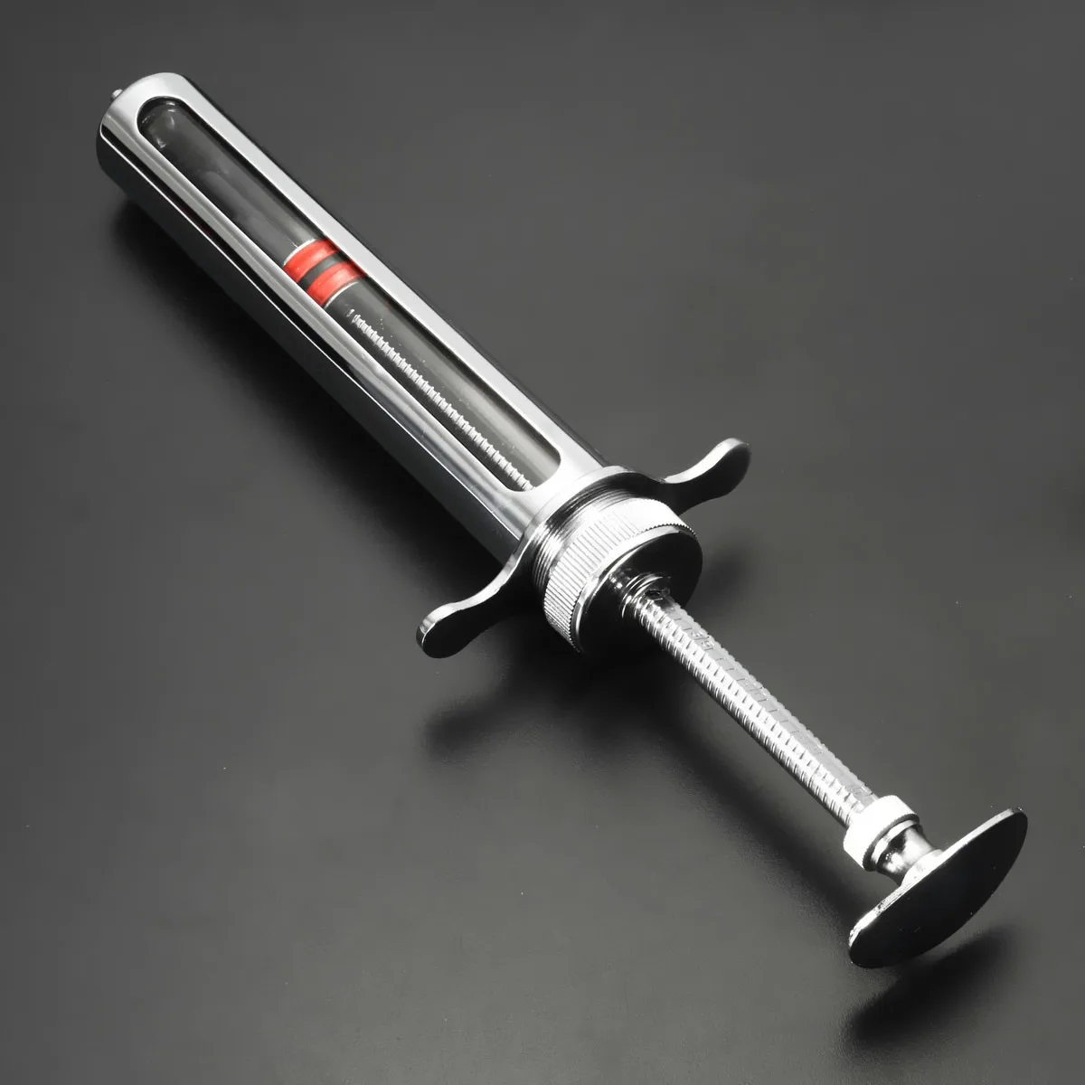 

50ml Stainless Steel Pet Animal Syringe Stainless Steel Chicken Duck Pig Husbandry Veterinary Farm Lab Injector
