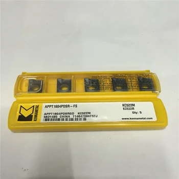 

5Pcs Original APPT1604PDSR-FS KC522M CNC Carbide Inserts