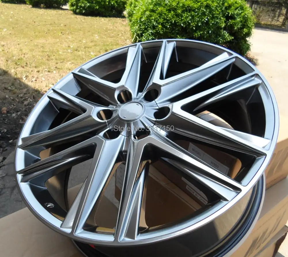 22x9J колесные диски PCD 6*139,7 центральный диаметр 106 мм ET25 с колпачками ступицы(минимальный заказ 2 шт