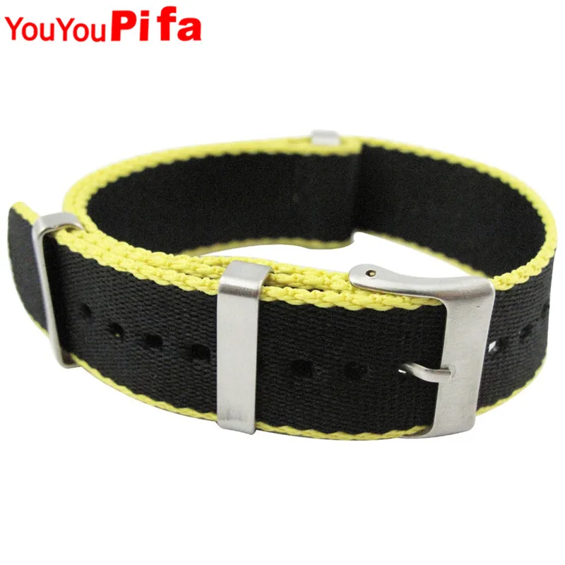 

Hight Quality Black Nato Style Nylon Waterproof Men Watchband 20mm Casual James Bond 007 Watch Strap Army Sports Watch Band