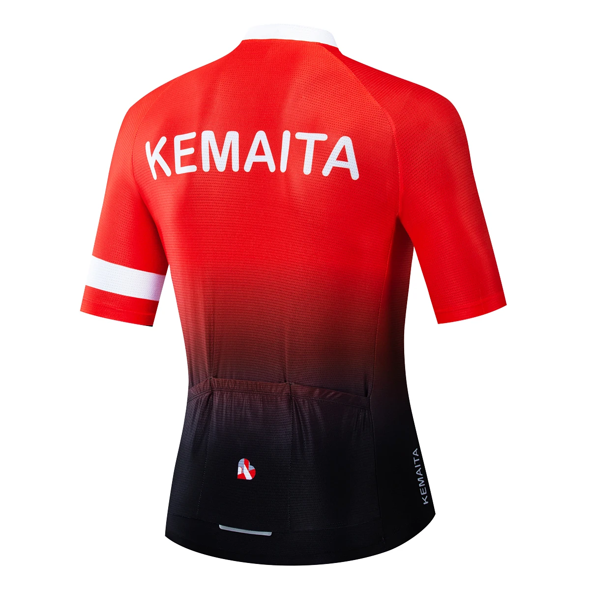 KEMAITA Открытый PRO выцветание красный Велоспорт Джерси летняя дышащая сетка