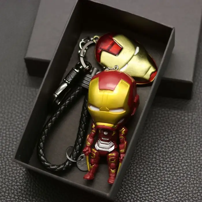 Железный человек Tony Stark Модель брелок Marvel The Avengers 4 Endgame Quantum Realm серии брелок для ключей автомобиля брелок для детей подарочная коробка