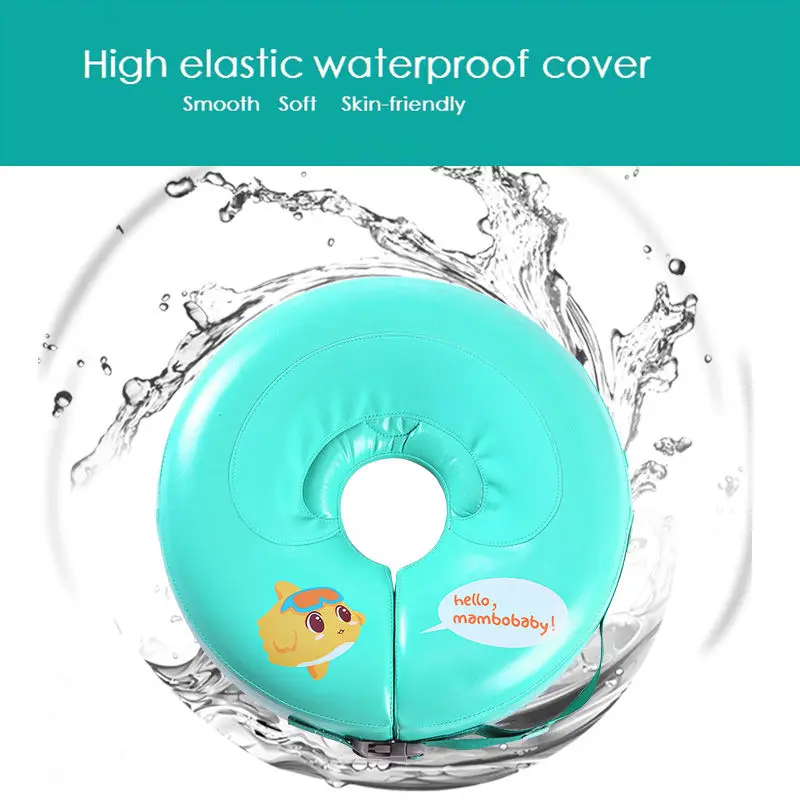 Solid Baby Swimming Neck Ring Baby Neck Float Flot Adores Para Piscina Swim Trainer Infant Neck Float Baby Swimming Accessories