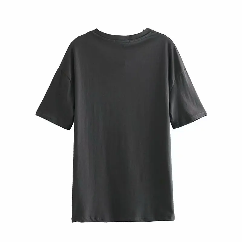 New letter print short Print Short Sleeve harajukuer zaraing vadiming sheining women t-shirt tshirt streetwear tops vintage
