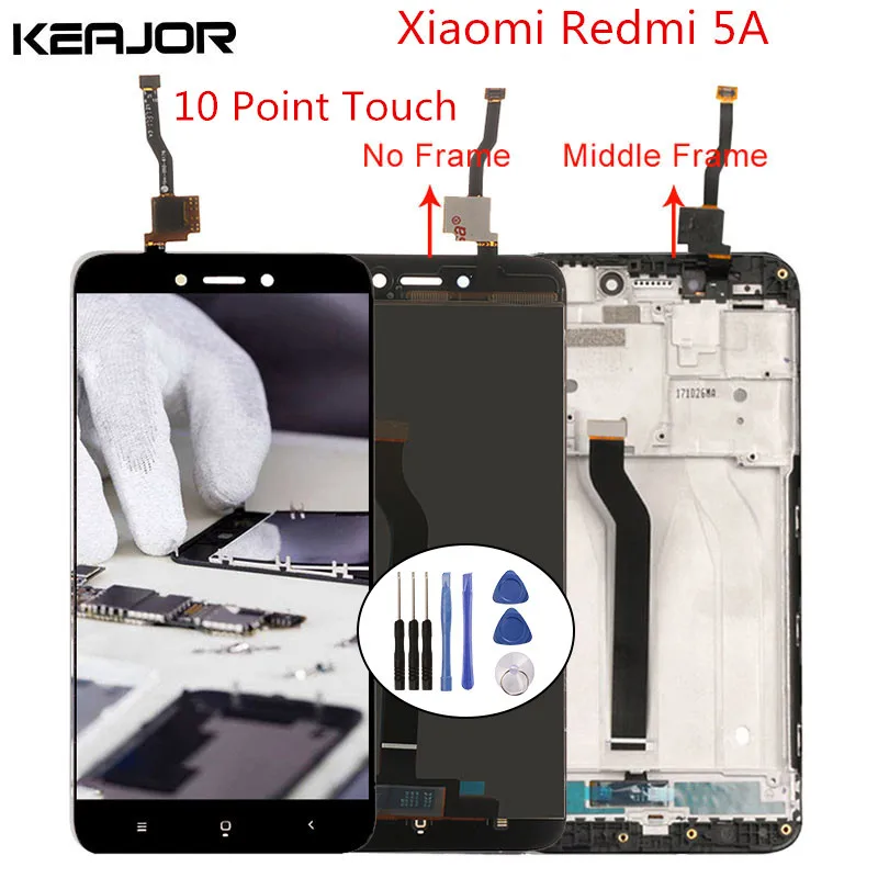

For Xiaomi Redmi 5A LCD Screen Tested Lcd Display+ Touch Screen with frame Replacement For Xiaomi Redmi 5A Global Display 5.0''