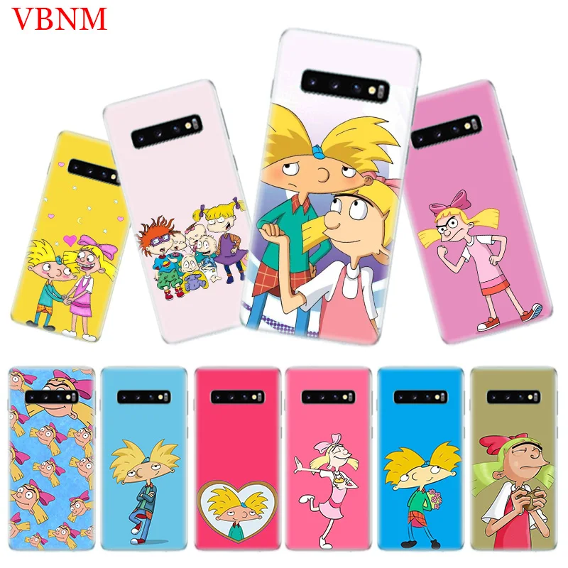 

Hey Arnold Fashion Art Phone Case For Samsung Galaxy S9 S8 A6 A8 Note 9 8 S7 S6 Edge J4 J6 + Plus A7 A9 J5 J8 2018 Cover Coque