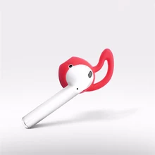 For Airpods Silicone Cover 1 pair Wireless Earphone Protection Covers For AirPods Black Earpods Funda For Apple DropShipping