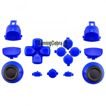 

Solid Blue Thumbsticks Buttons for PS4 Pro Slim Controller CUH-ZCT2 JDM-040 JDM-050 JDM-055