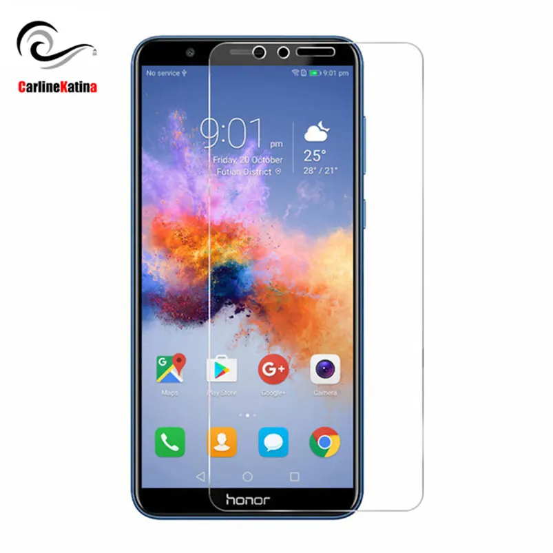 

TOP 9H Tempered Glass Screen Protector For Huawei Mate Nova 2i Y6 P8 P9 P10 lite 2016 2017 P Smart Honor 9 FRONT film Guard Case