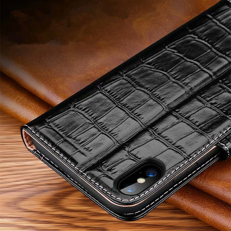 Crocodile Genuine Leather Case for iphone X XS for iphone XR XS Max Real Leather Case for Apple 7 8 Plus Full Protect Flip Cover Crocodile Genuine Leather Case for iphone X XS for iphone XR XS Max Real Leather Case for Apple 7 8 Plus Full Protect Flip Cover