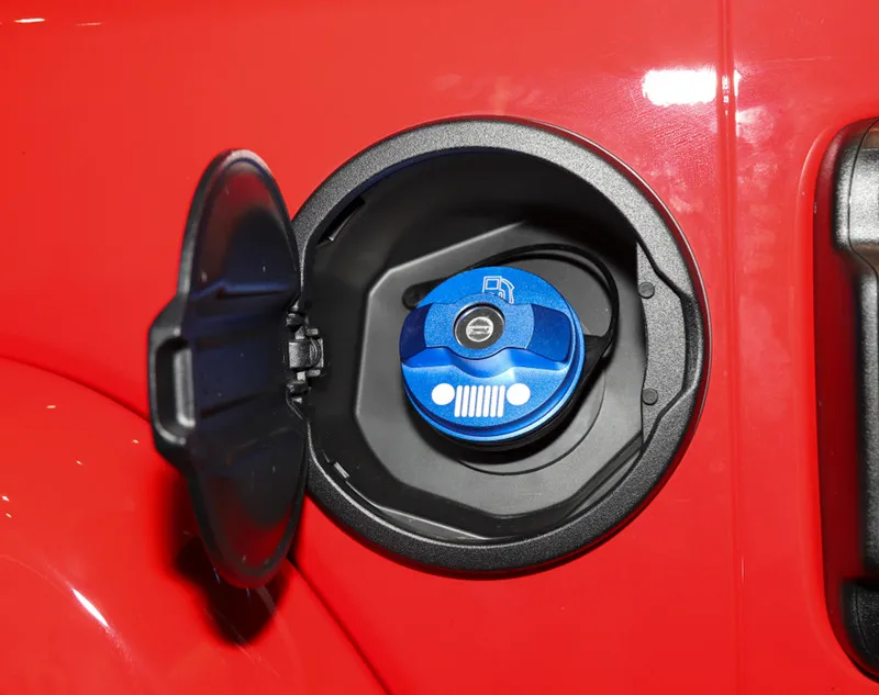 Автомобильная внутренняя газовая дверь топливный бак крышка сплав Масляный наполнитель бак Крышка для Jeep Wrangler JK Unlimited Rubicon Sahara 2 4 двери Sansour