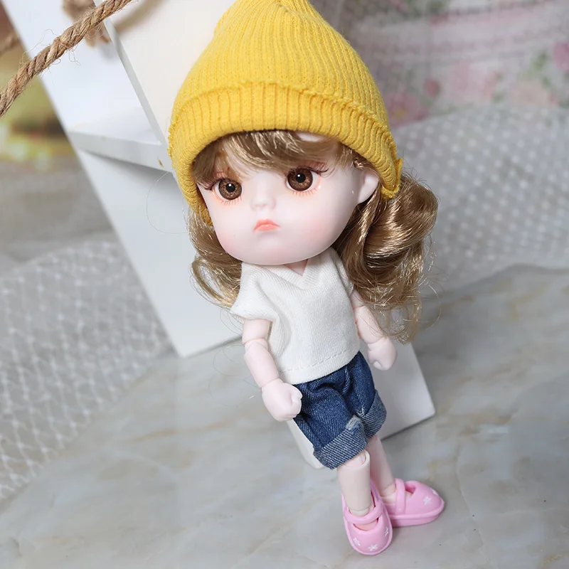 1/8 г., одежда для мальчиков BJD, джинсы и шляпа, костюм для 20 см, BJD middie blyth