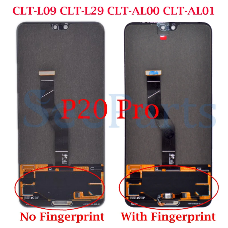 Оригинальный 6 1 &quotдля Huawei P20 Pro LCD с рамкой дисплей экран сенсорный дигитайзер