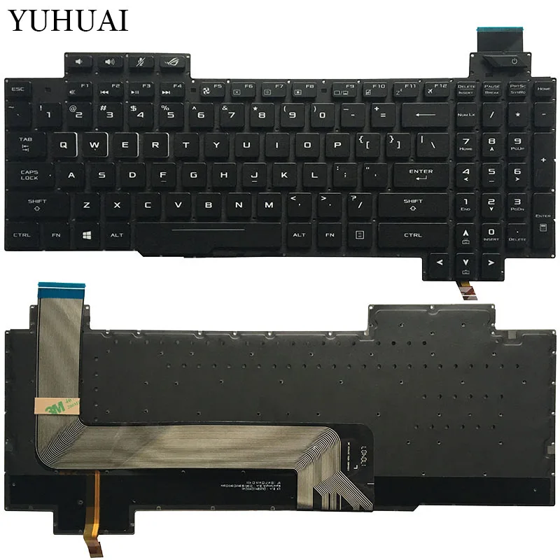 

New US Backlit Laptop Keyboard for Asus ROG Strix GL503 GL703 GL503V GL503VD GL503VD-DB71 GL503VD-DB74 GL503VM GL503VS