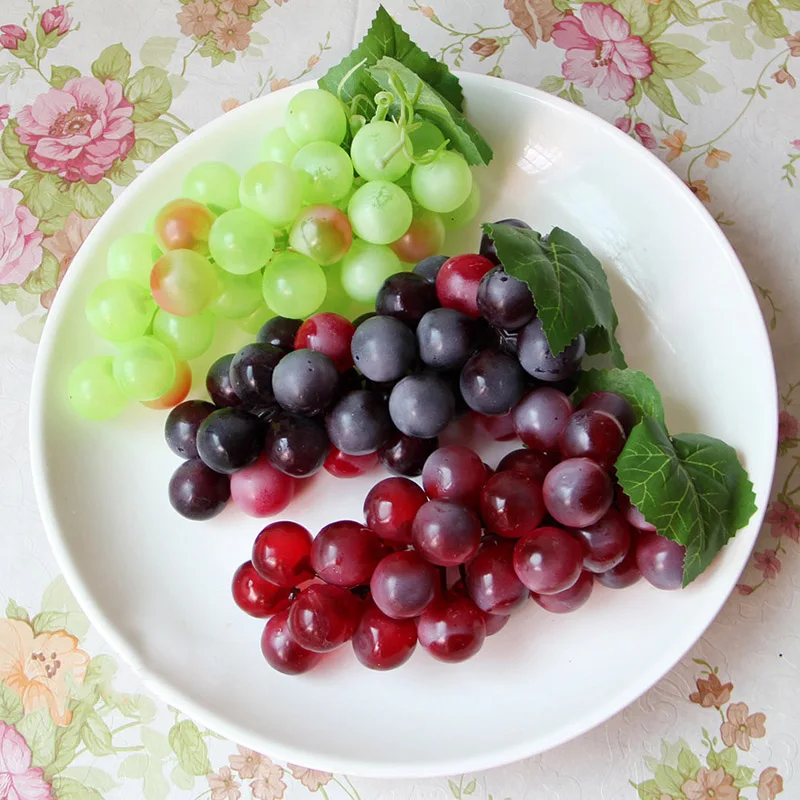 Artificial Grapes Fake Food Decorative Fruit Lifelike ...