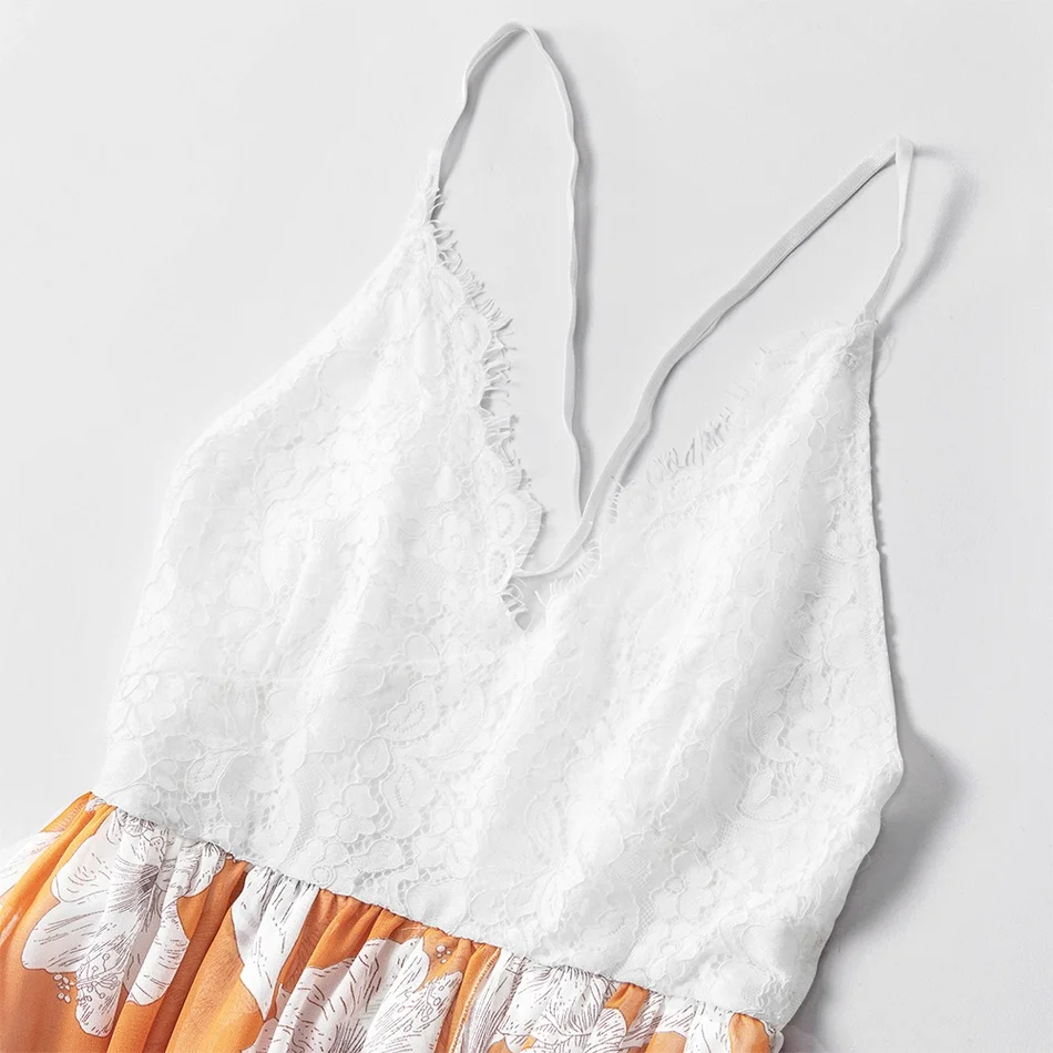 Платье для мамы и дочки NASHAKAITE элегантное пляжное платье отдыха кружевное длинное