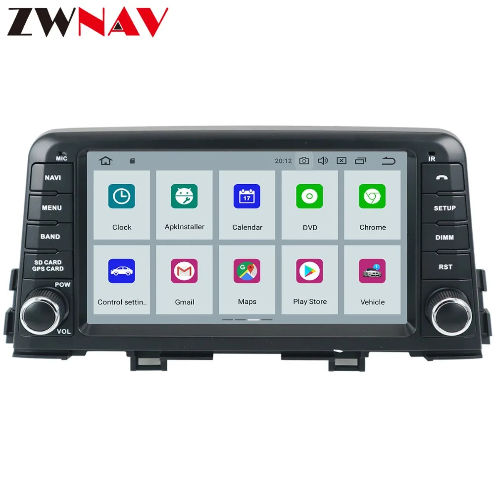 ZWNAV Android 9,0 4+ 32 ГБ Автомобильный dvd-плеер для KIA PICANTO MORNING радио Ibiza gps Карта Навигация с зеркальной связью RDS