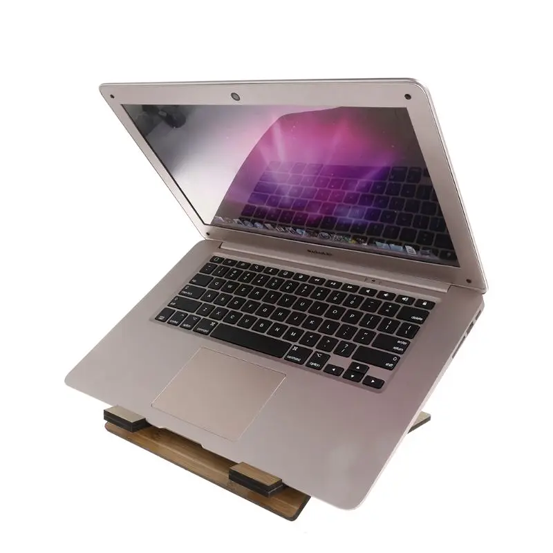 Laptop Stand Detachable Notebook Desktop Holder Adjustable Wooden Bracket Portable for Apple Macbook Lenovo ASUS Dell Tablet Laptop Stand Detachable Notebook Desktop Holder Adjustable Wooden Bracket Portable for Apple Macbook Lenovo ASUS Dell Tablet