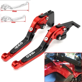 

Motorcycle CNC Adjustable Foldable brake Clutch Levers for Triumph DAYTONA 955i 2004 2005 2006 with Logo(955i)