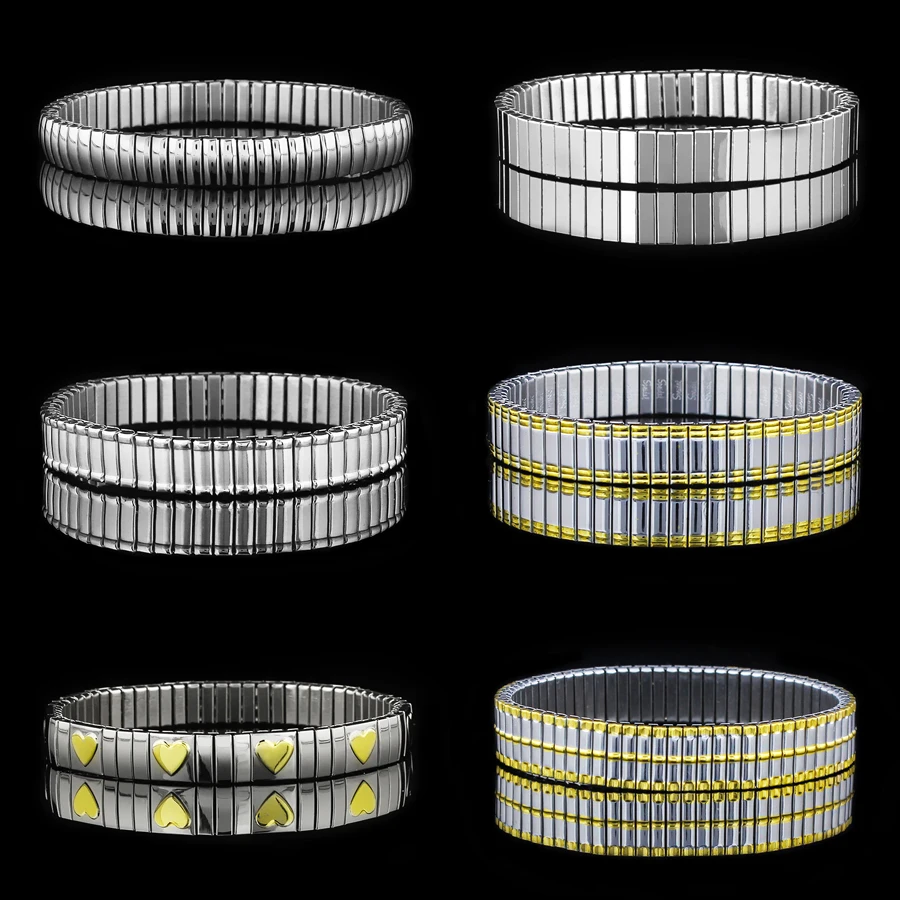 

Bracelets For Women Men 2019 New Fashion Couple Bracelet Bangle Charm Silver Heart Stainless Steel Bracelet Jewelry Wholesale