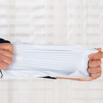 

Retail White 7 Sizes 100Pcs/Lot Poly Mailer Mailing Packing Pocket Express Courier Bags Envelope Plastic Mailers Package Bag