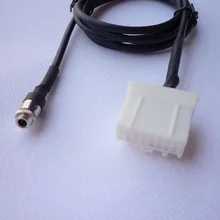 AUTO 2016 Top quality 1pc For Car AUX In Input Female Jack Interface Adapter Cable For Mazda 3 6 MX-5 RX8 Au 06
