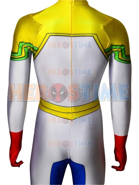 Высокое качество All Might My Hero Academia Косплей Костюм Boku no Hero Academia Lemillion Mirio Togata Zentai боди с накидкой