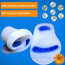 АРКА Поддержка силиконовые подушечки Средства ухода за кожей стоп массируя кремния Спецодежда медицинская Класс силиконовый коврик Сперс ахиллово сухожилие фасциит Пеший Туризм Стельки