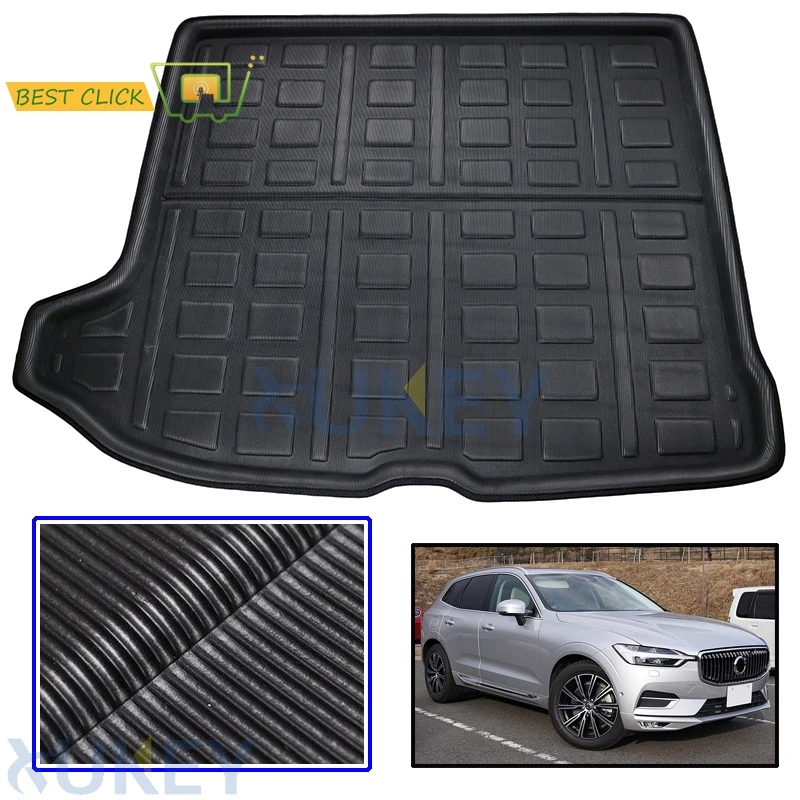 

Boot Cargo Liner Rear Trunk Boot Mat For Volvo XC60 2 MK2 2018 2019 Second Genetation Floor Carpet Luggage Tray