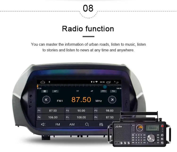 Excellent JDASTON Android 9.0 Car DVD Player For Ford ECOSPORT 2013 2014 2015 2016 - GPS Navigation Audio Wifi Multimedia Stereo Car Radio 9