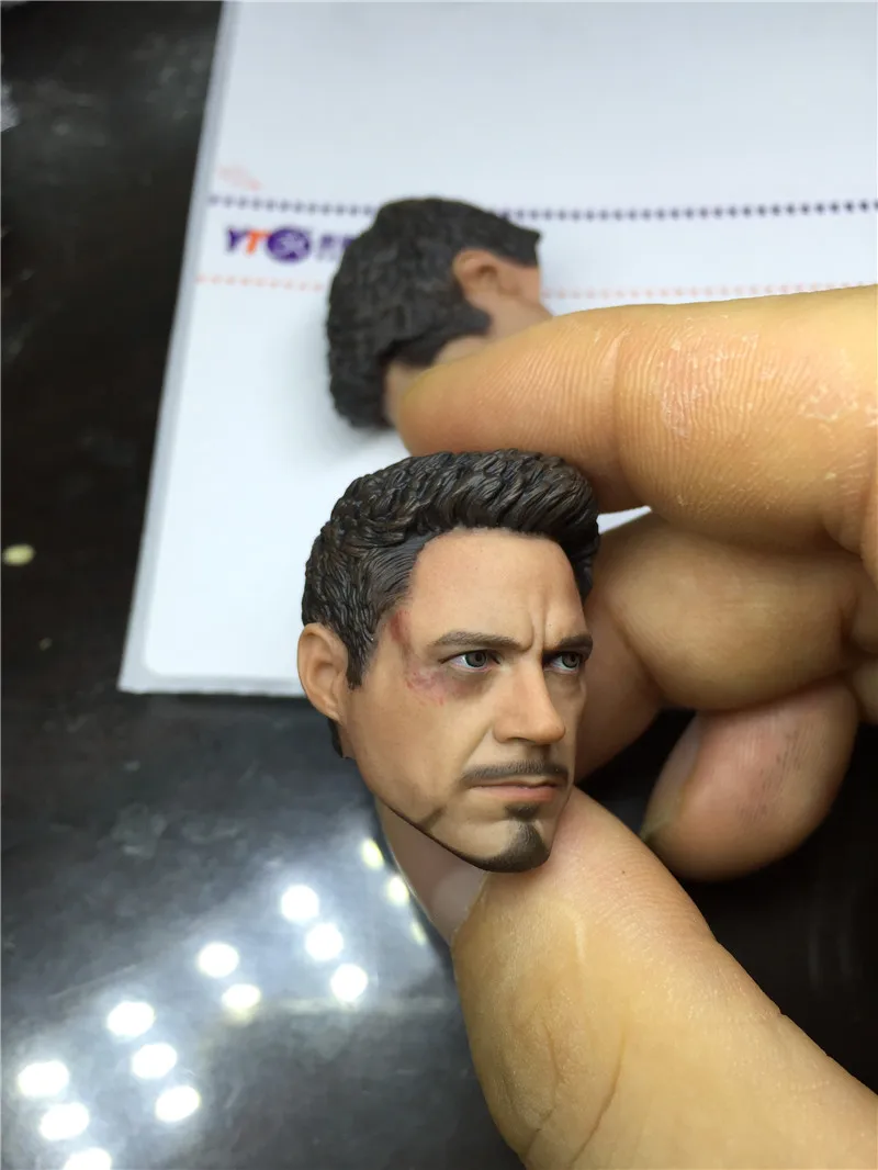 Estartek 1/9 Ironman Tony Head Sculpt для Kingarts MK42 MK43 Фигурка DIY