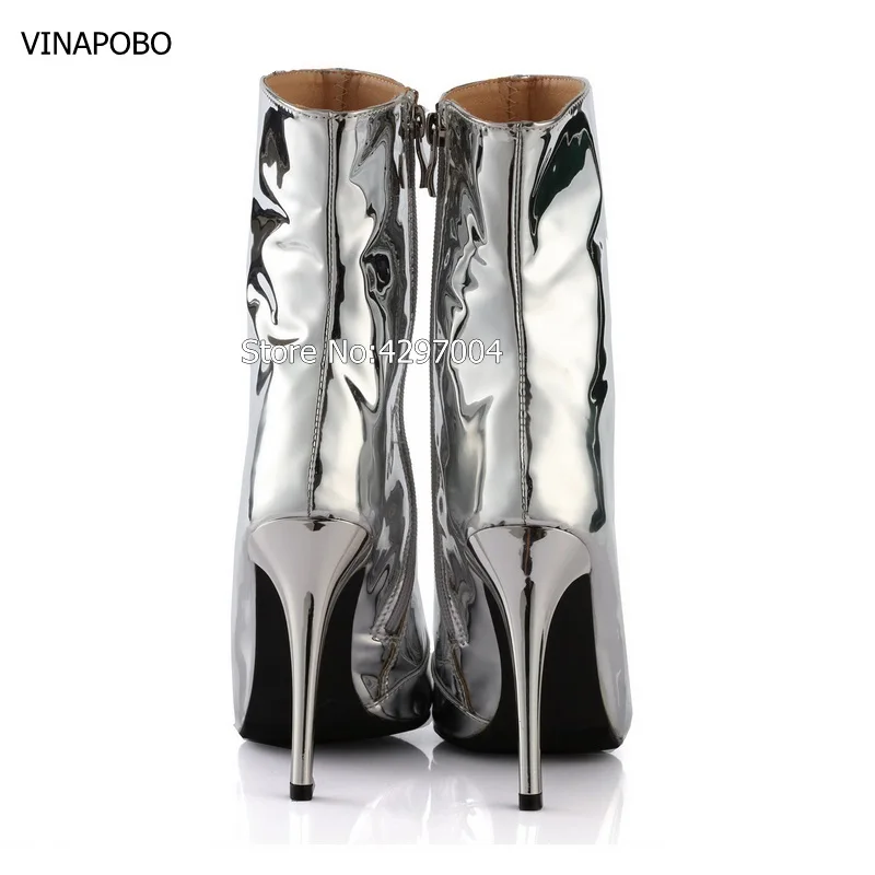 1PRICHICELLA-Unique-silver-shiny-boots-pointed-toe-sexy-high-heeled-mirror-leather-ankle-booties (4)