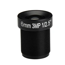 Объектив видеонаблюдения hamrolt 1/2. " M12 MTV крепление HD 3MP 6 мм 60 градусов IR HD объектив камеры безопасности 6 мм объектив cctv