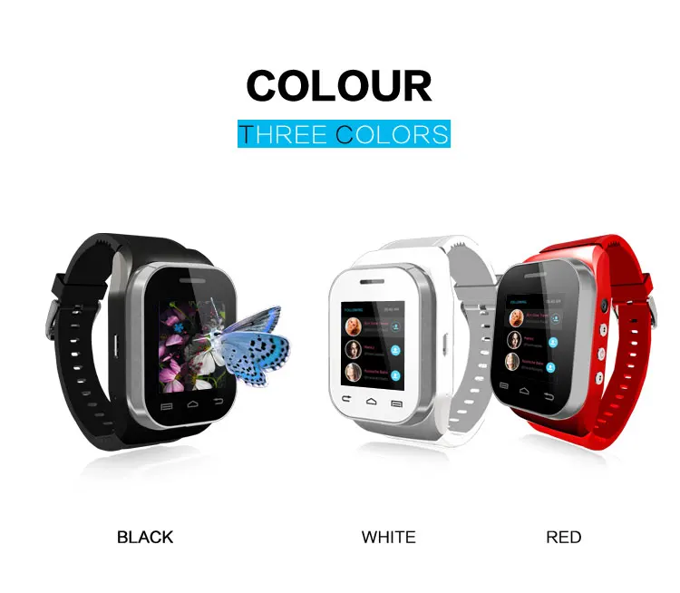 KEN XIN DA W1 SC6531 1.44 Inch Touch Screen Smart Watch with Slide Out Keyboard Support Dual SIM Card