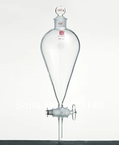 

Funnel, Separatory, Squibb, Glass stopcock, Capacity:250ml, Stopper size:22, Stopcock bore:4mm