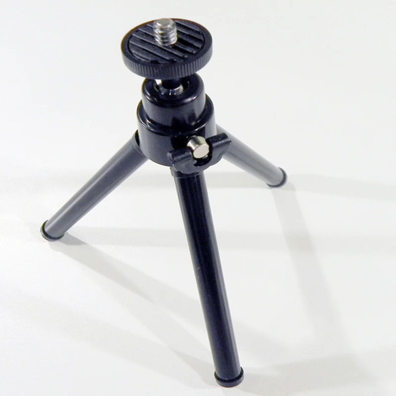 1 шт. черный мини-штатив Алюминиевый металлический легкий штатив для цифровой камеры веб-камера Телефон DV штатив