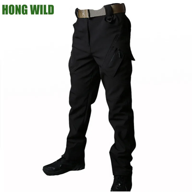 Новые военные брюки HONG WILD IX9 с мягкой ракушкой мужские водонепроницаемые
