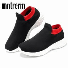 Mntrerm/брендовые кроссовки; женская и мужская повседневная обувь; лоферы на плоской подошве из сетчатого материала; дышащая обувь без застежки; сезон весна-осень; большие размеры
