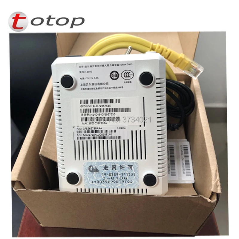 5 шт. Alcatel Работает с любым оператором Lucent I-010G GPON ONU ONT 1GE Порты и разъёмы | Мобильные