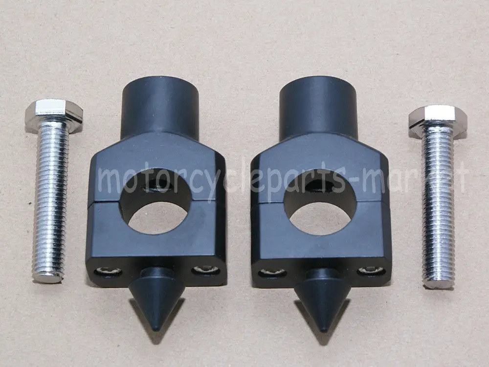 1 дюйм 25 мм черный и хром Мотоцикл бар зажимы руль стойки для руля для Harley Honda Yamaha Kawasaki Suzuki Виктори