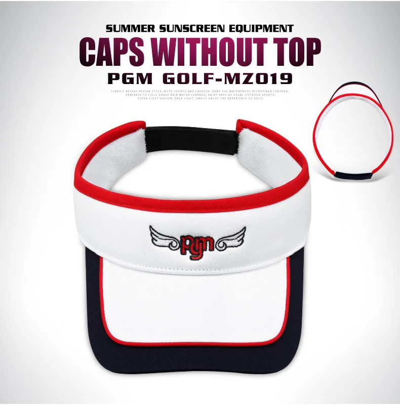 PGM Golf cap Женская безголовая вентиляционная крышка спортивная летняя вентиляционная Солнцезащитная крышка MZ019